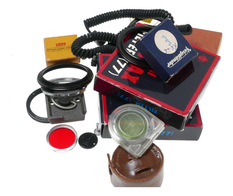 Vintage film camera accessories filters and things hard to find 64
