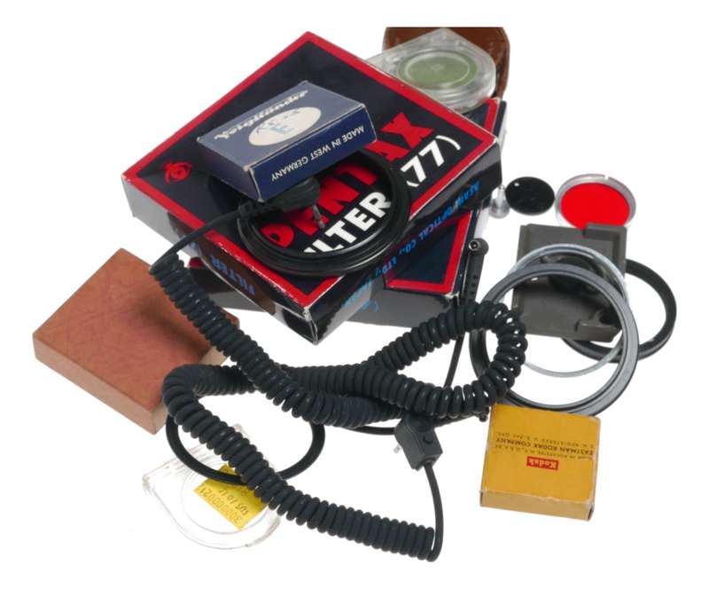 Vintage film camera accessories filters and things hard to find 64