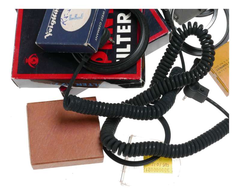 Vintage film camera accessories filters and things hard to find 64