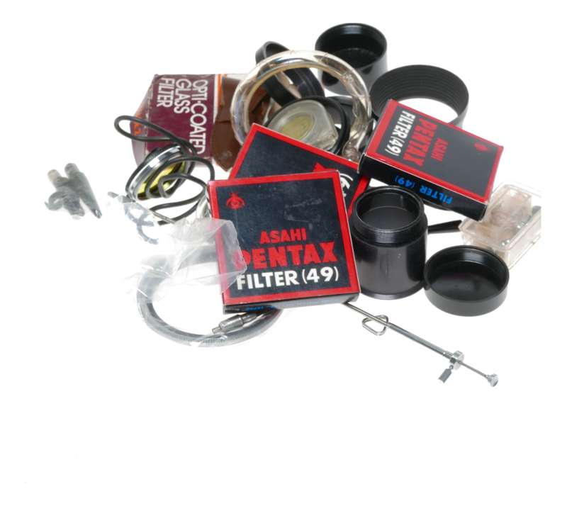 Vintage film camera accessories filters and things hard to find 65