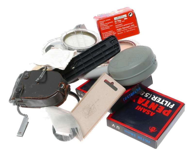 Vintage film camera accessories filters and things hard to find 66
