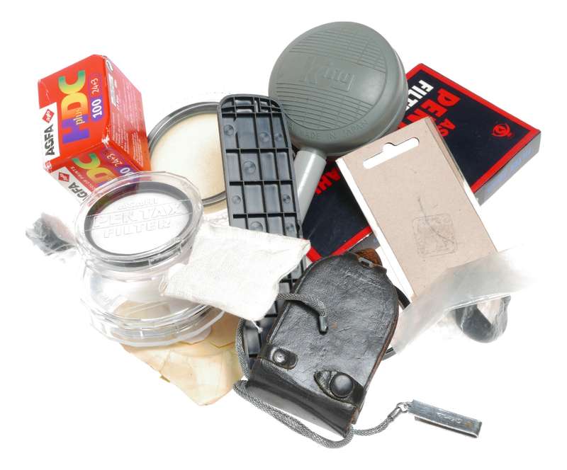 Vintage film camera accessories filters and things hard to find 66