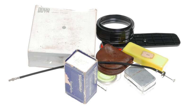 Vintage film camera accessories filters and things hard to find 67