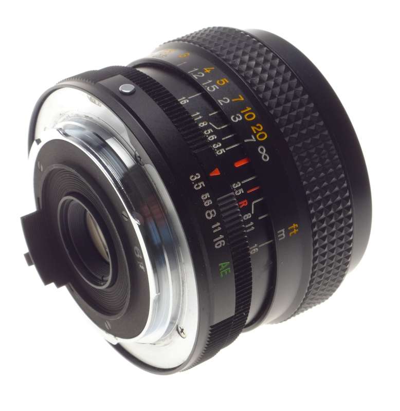 Konica Hexanon AR 28mm F3.5 SLR classic 35mm film camera lens kit