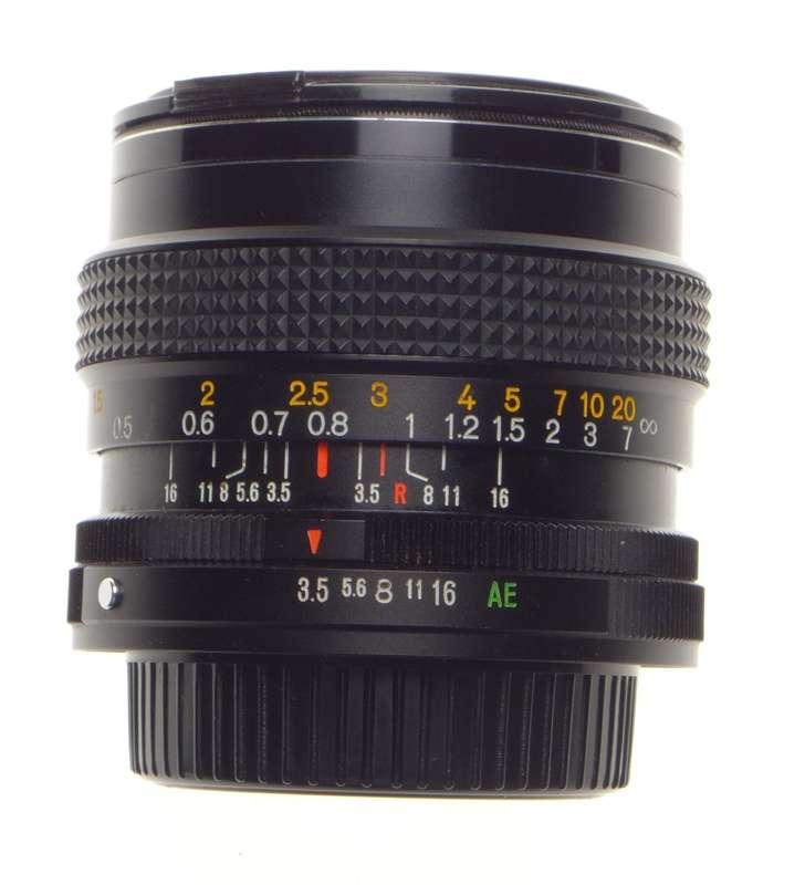 Konica Hexanon AR 28mm F3.5 SLR classic 35mm film camera lens kit
