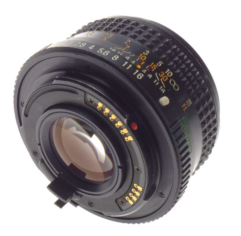 Mamiya Sekor E 1:2 f=50mm SLR Vintage camera lens