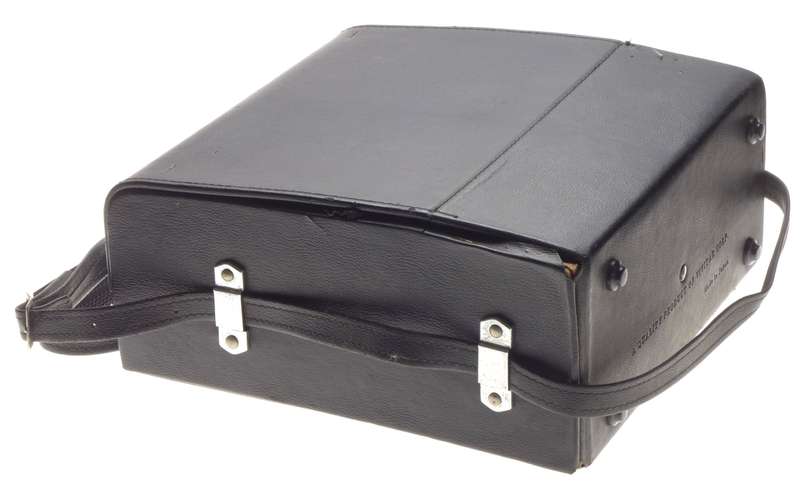 Black Camera flight case carry on shoulder bag retro vintage red velvet - Camera bag