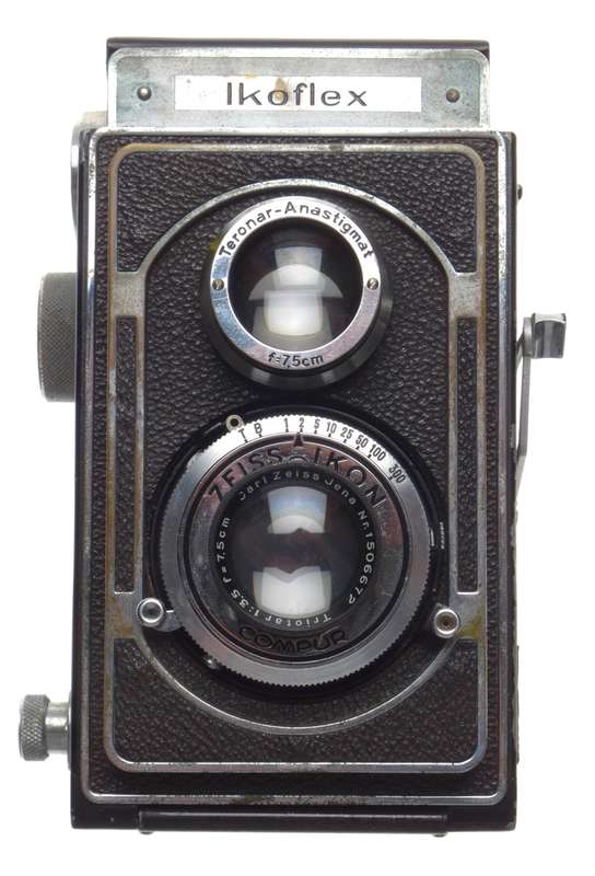 Teronar Anastigmat Triotar TLR film camera Ikoflex 3.5/75 lens