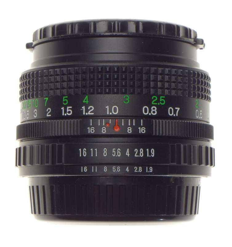 used X-Fujinon 1:1.9 f=50mm FM Photo Vintage SLR camera lens - Fujinon