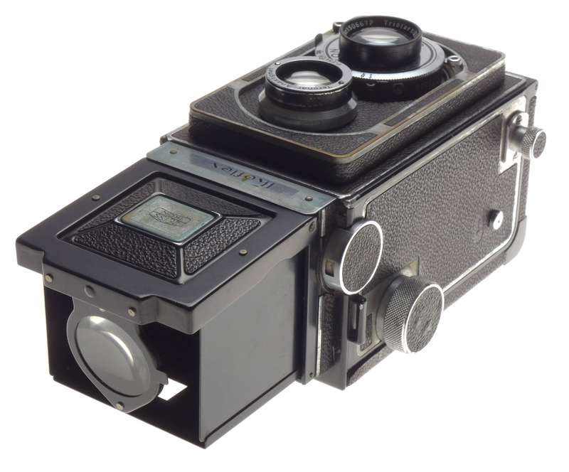 Teronar Anastigmat Triotar TLR film camera Ikoflex 3.5/75 lens