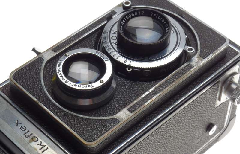 Teronar Anastigmat Triotar TLR film camera Ikoflex 3.5/75 lens