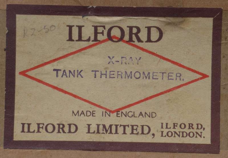 ilford X-ray dark room Vintage Tank thermometer Mint condition Boxed
