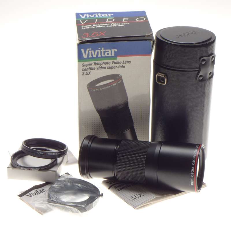 Vivitar Boxed Super tele photo Video lens 3.5x Mint