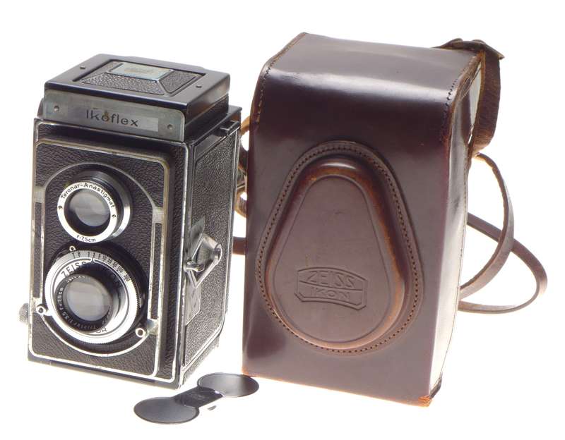 Teronar Anastigmat Triotar TLR film camera Ikoflex 3.5/75 lens