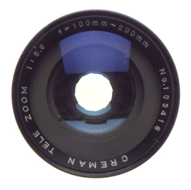 Creman Tele Zoom 1:5.6 f=100-200mm vintage SLR camera lens