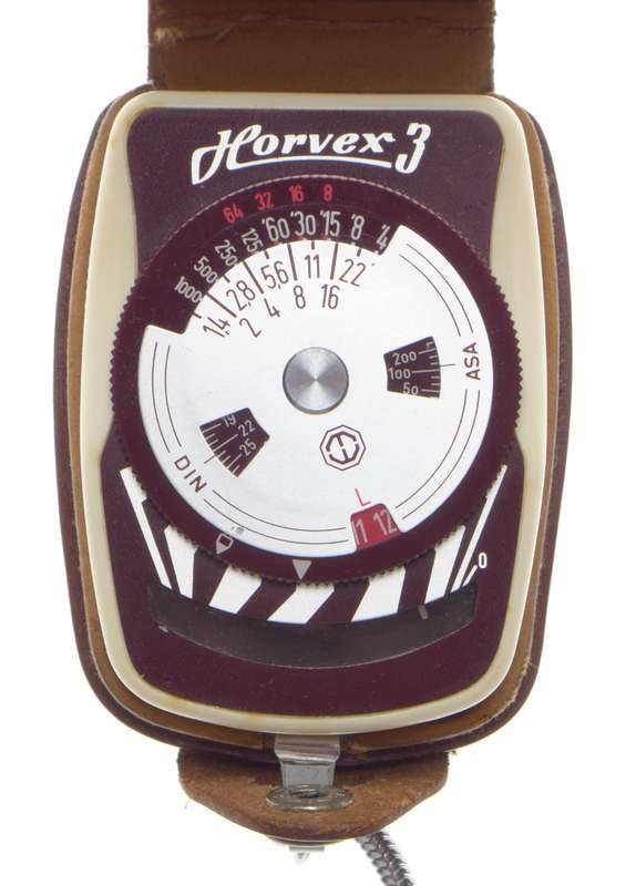 HORVEX 3 Metrawatt Light exposure meter external Leather case strap
