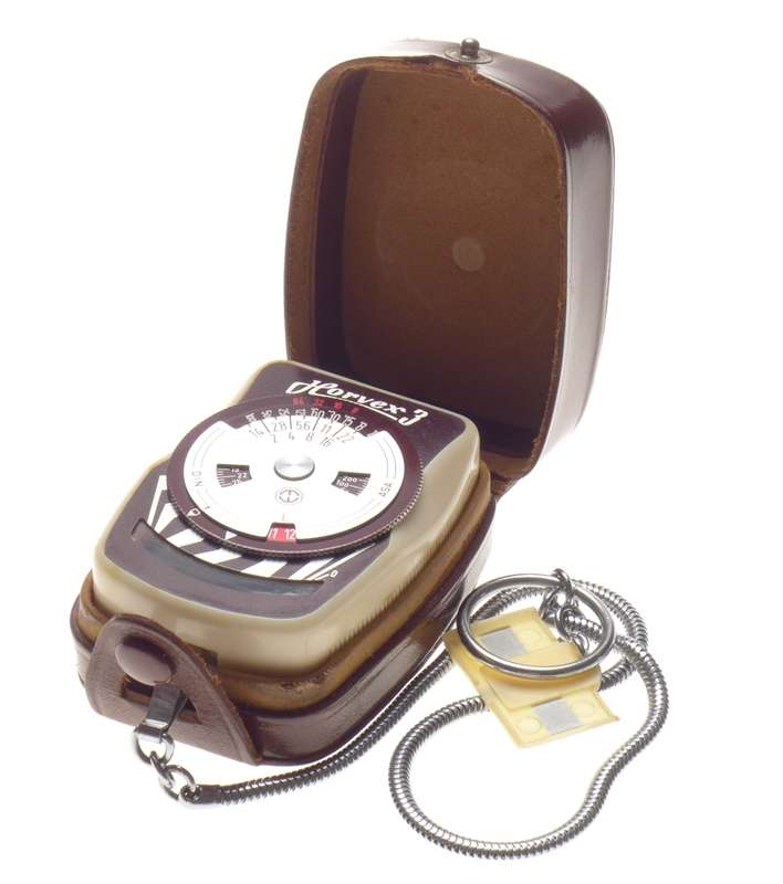HORVEX 3 Metrawatt Light exposure meter external Leather case strap
