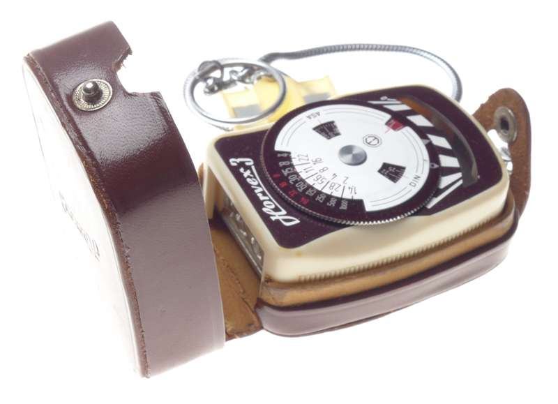 HORVEX 3 Metrawatt Light exposure meter external Leather case strap
