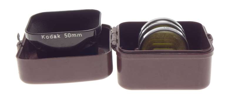 Kodak lens hood set filters camera accessory vintage
