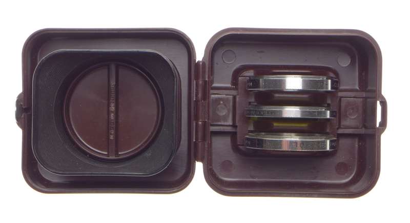 Kodak lens hood set filters camera accessory vintage