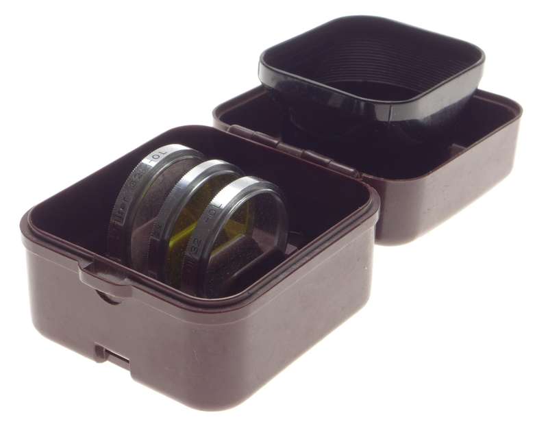 Kodak lens hood set filters camera accessory vintage