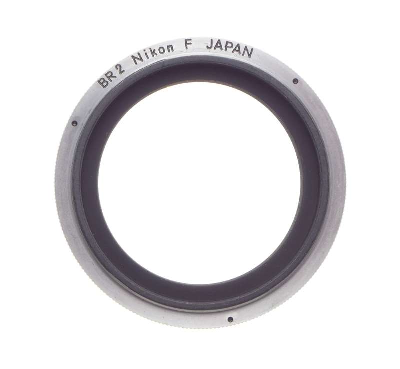BR2 Nikon F Japan Chrome vintage SLE lens adapter cased