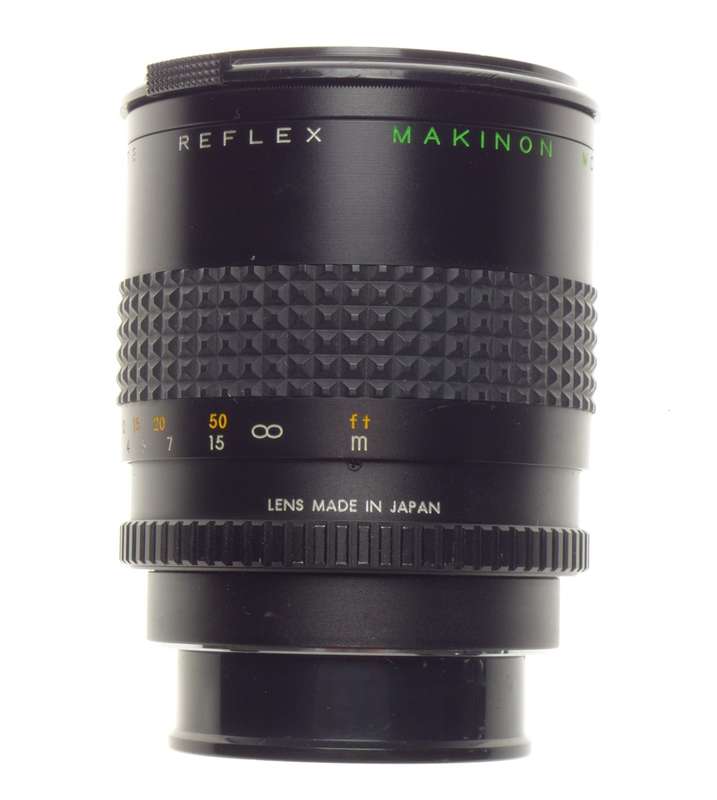 Mirror Lens 5.6 f=300mm Konica mount Prime Makinon Reflex used