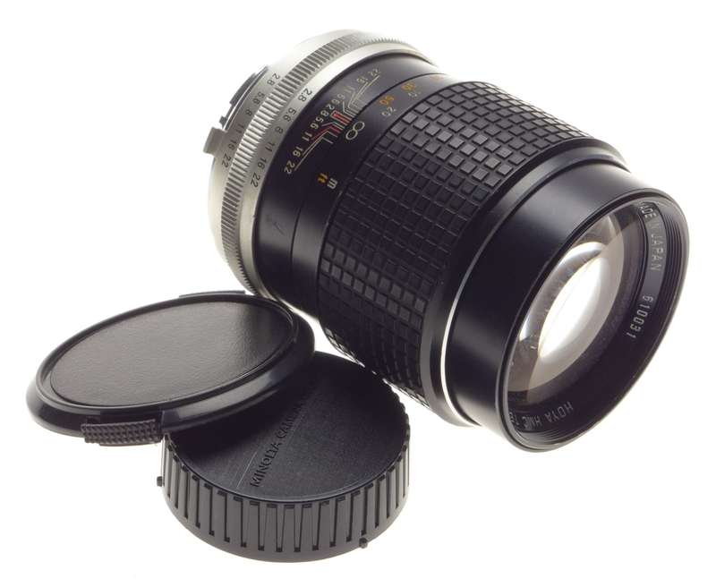 Hoya HMC Tele Auto f=135mm 1:2.8 caps kit SLR Vintage film lens
