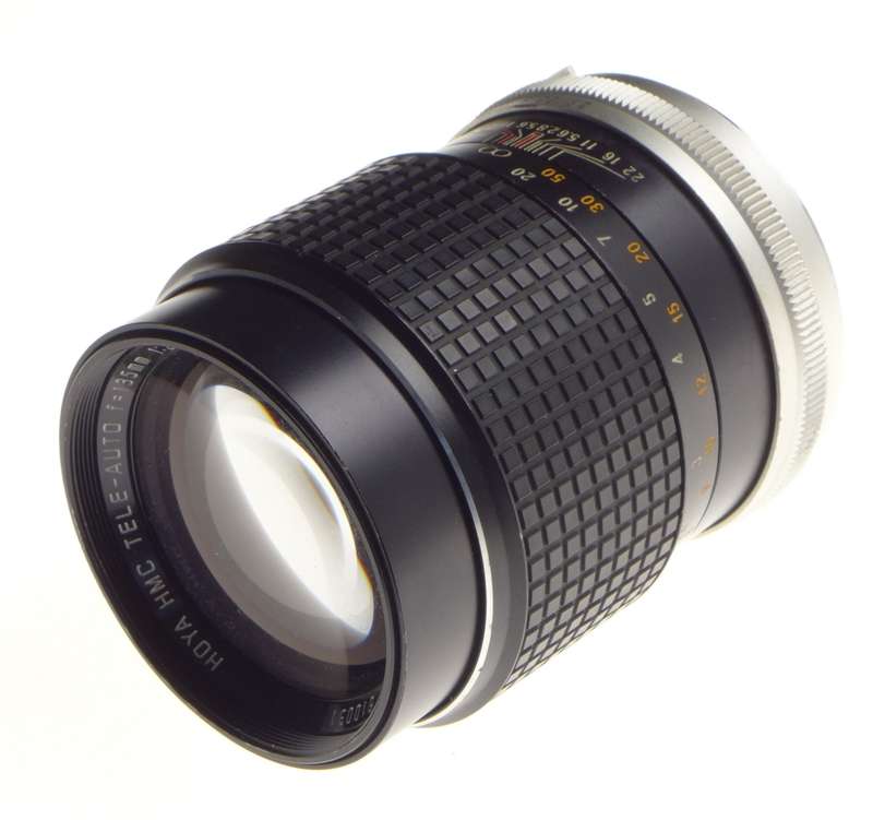 Hoya HMC Tele Auto f=135mm 1:2.8 caps kit SLR Vintage film lens