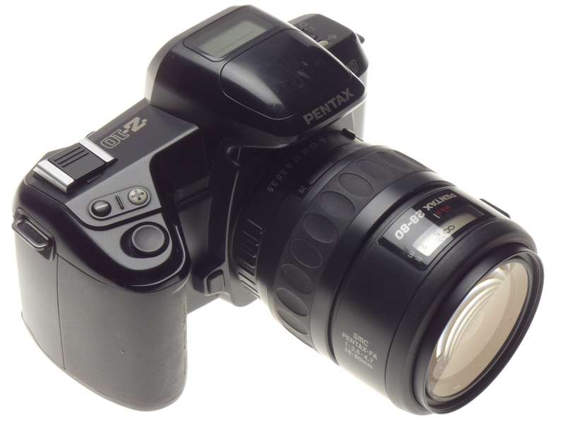 PENTAX Z-10 SLR classic 35mm film camera 28-80mm Zoom lens strap cap