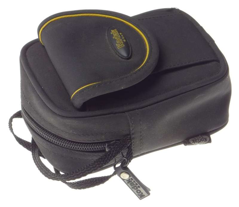 KODAK zip lock compact camera case with belt buckle fits compact camera