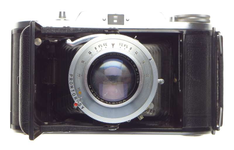 Voigtlander Bessa I vintage folding camera 3.5/105mm Skopar coated lens