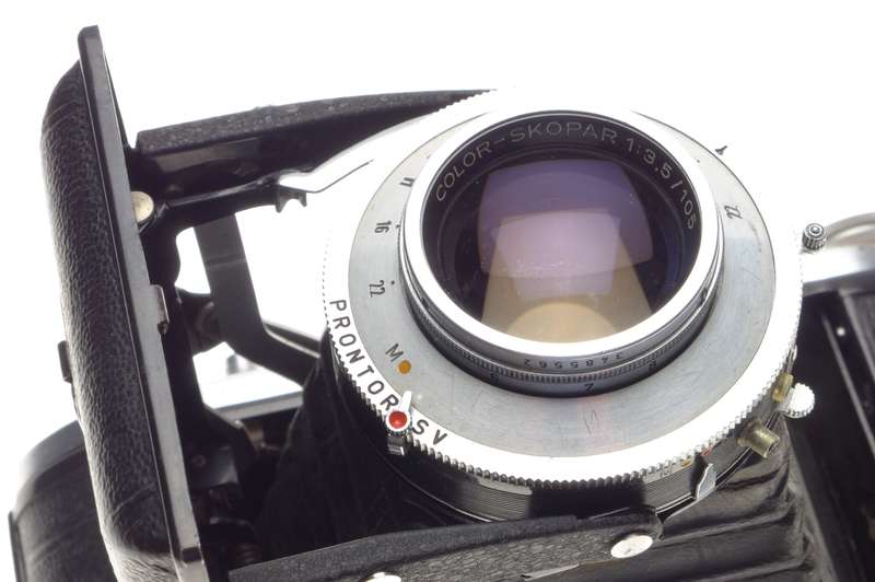 Voigtlander Bessa I vintage folding camera 3.5/105mm Skopar coated lens