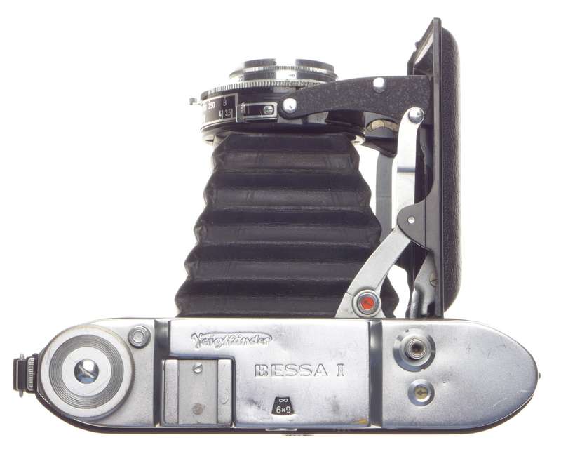 Voigtlander Bessa I vintage folding camera 3.5/105mm Skopar coated lens