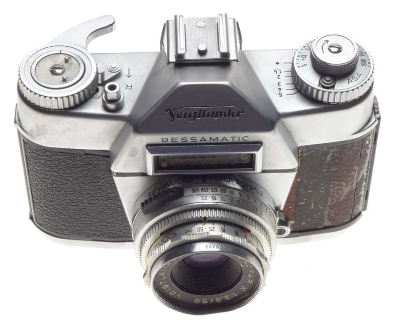 BESSAMATIC 35mm SLR camera vintage film type Skopar X 2.8/50