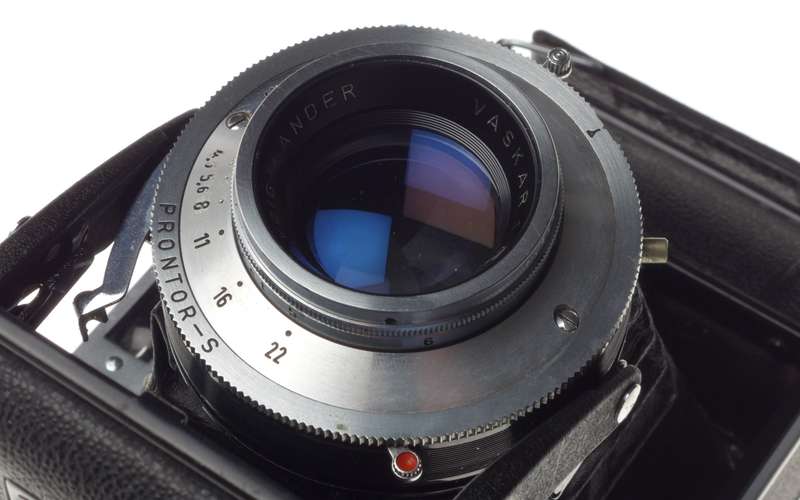 Voigtlander Bessa I Classic folding camera 3.5/105mm VASKAR lens used