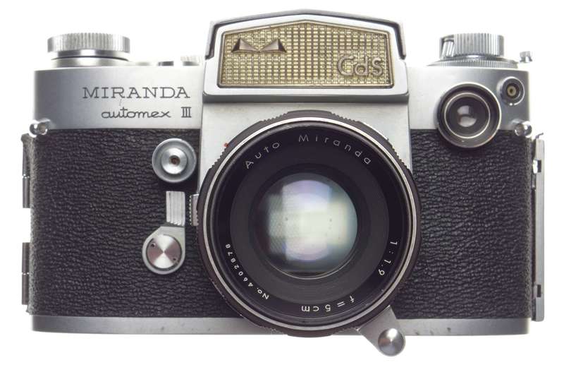 Miranda Automex III CDS film camera SLR 1.9 f=5cm lens