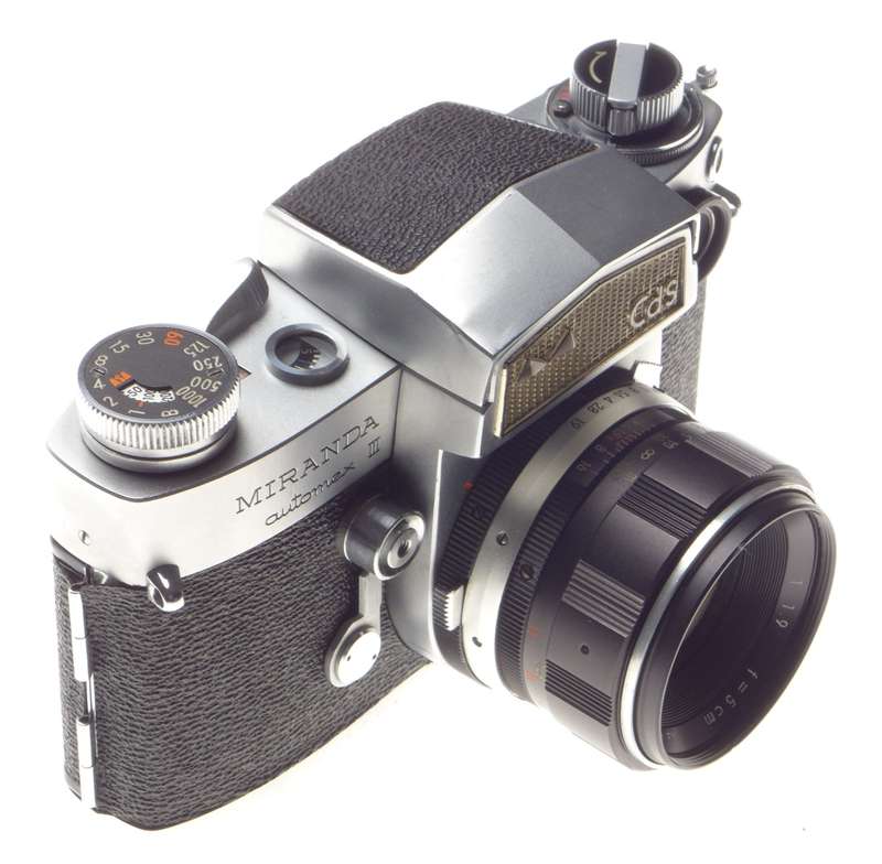 Miranda Automex III CDS film camera SLR 1.9 f=5cm lens