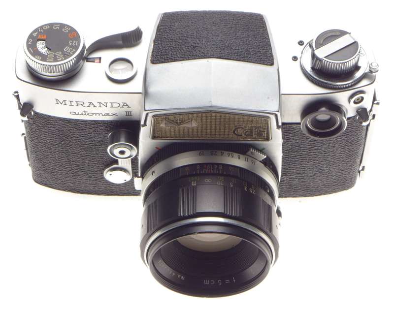 Miranda Automex III CDS film camera SLR 1.9 f=5cm lens