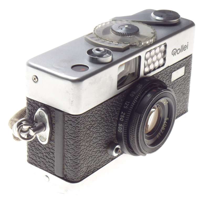 Rollei compact camera Triotar 3.5/40mm Zeiss Lens vintage film - Rollei