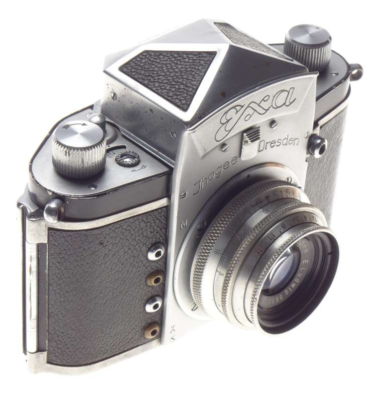 Ihagee Exa 35mm film camera Meritar 2.9 f=50mm lens