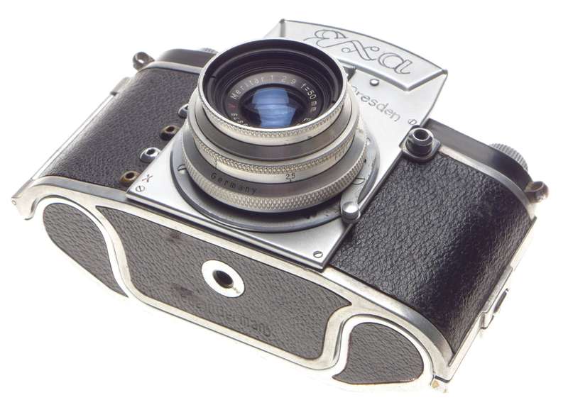 Ihagee Exa 35mm film camera Meritar 2.9 f=50mm lens