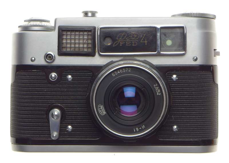 Fed 4 Leica Rangefinder copy type film camera 2.8/52mm lens