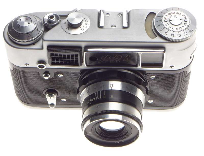 Fed 4 Leica Rangefinder copy type film camera 2.8/52mm lens
