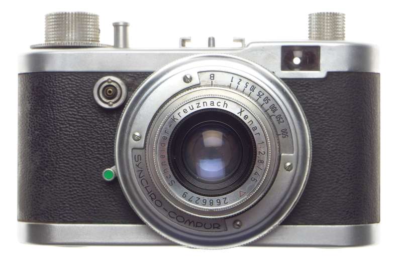 DIAX Point and shoot 35mm film camera chrome classic Xenar 2.8/45 lens