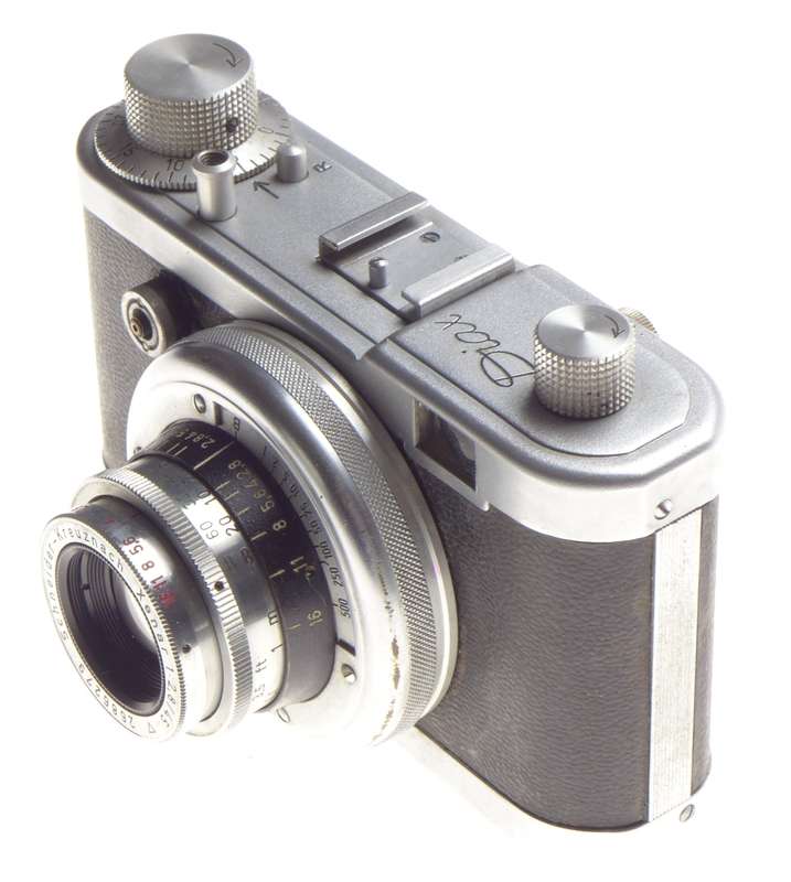 DIAX Point and shoot 35mm film camera chrome classic Xenar 2.8/45 lens