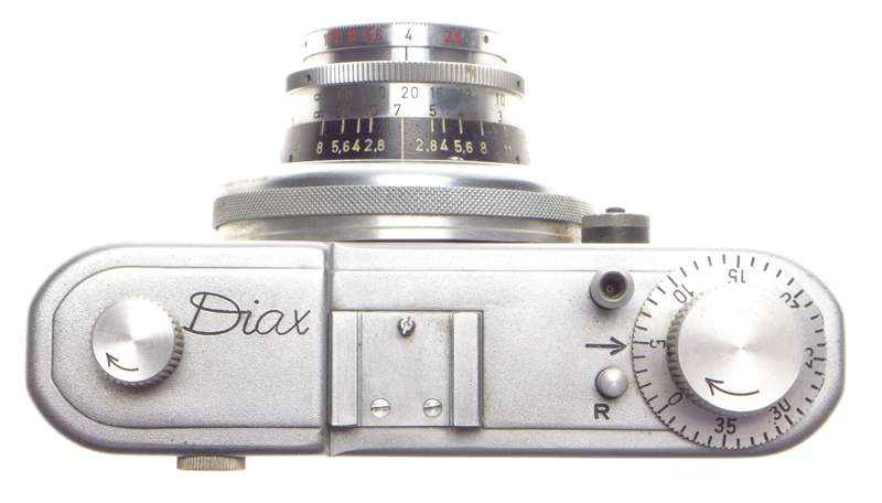 DIAX Point and shoot 35mm film camera chrome classic Xenar 2.8/45 lens