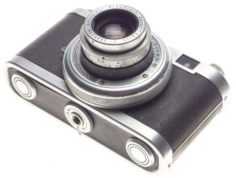 DIAX Point and shoot 35mm film camera chrome classic Xenar 2.8/45 lens
