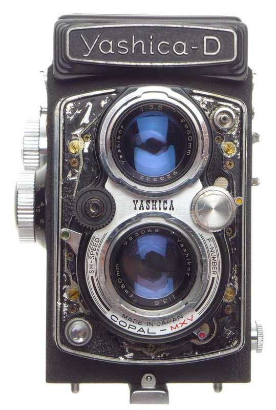 Yashica D medium format camera TLR Yashicor 3.5 f=80mm for Repair - Yashica