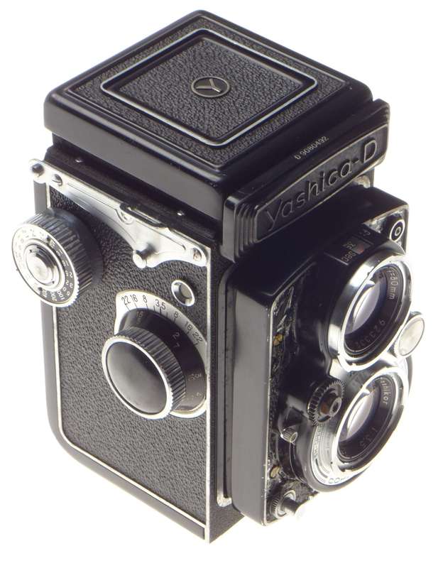 Yashica D medium format camera TLR Yashicor 3.5 f=80mm for Repair - Yashica